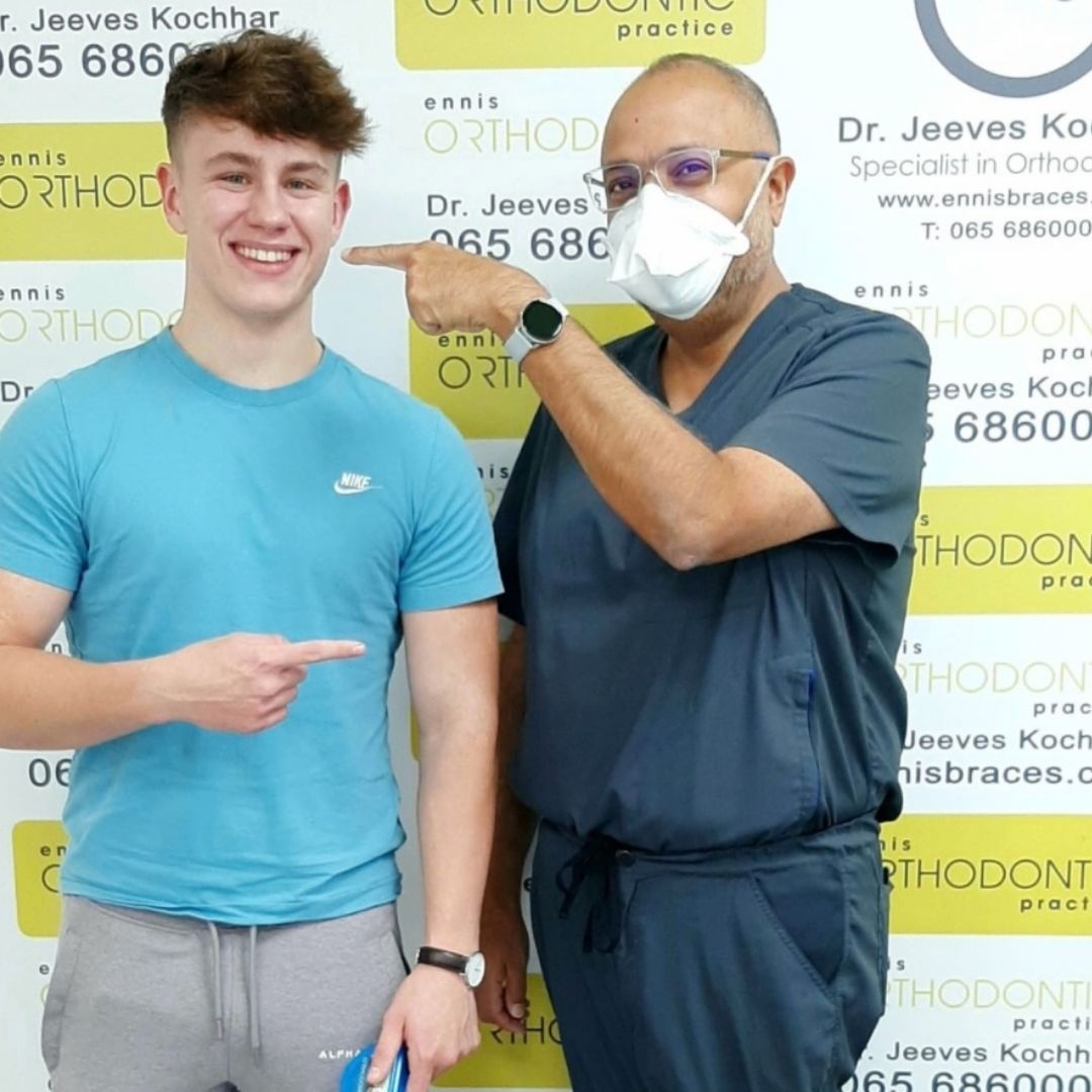 Ennis and Limerick Braces Orthodontist Happy Customer and Jeeves